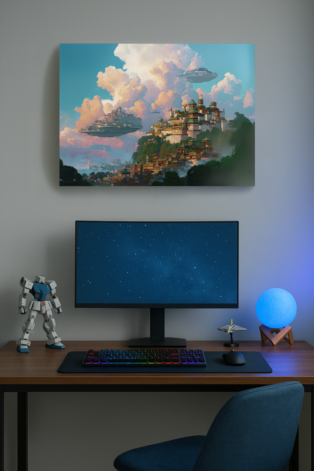 Citadels of the Cumulus Way – Photo Paper Poster