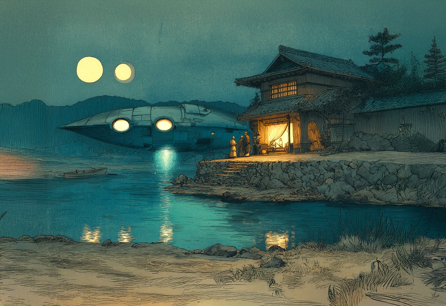 Inn of the Two Moons – Desk Mat