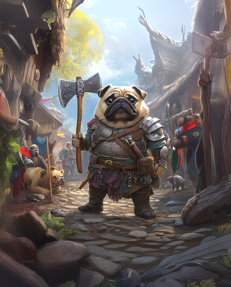 Lucy the Fearless – Desk Mat