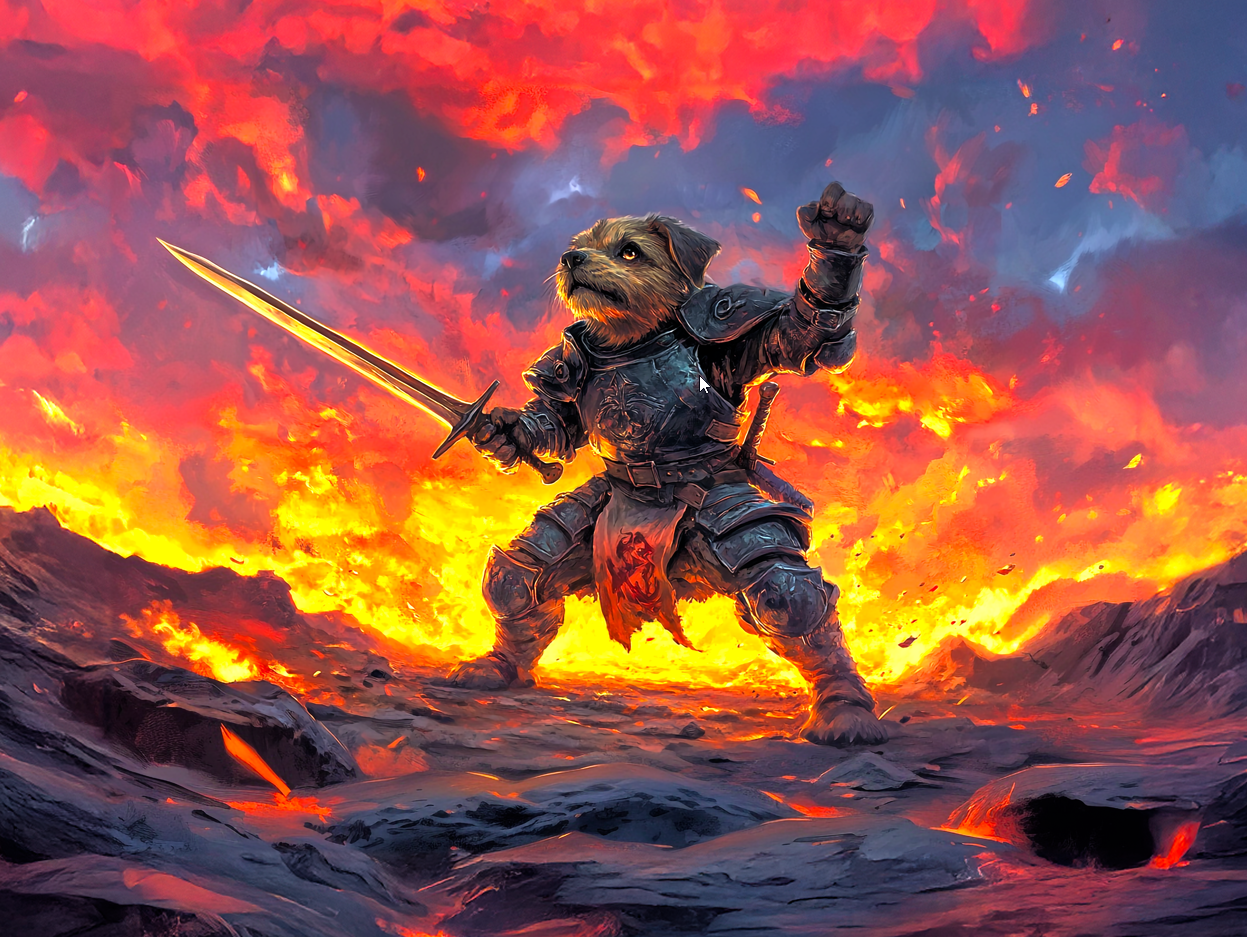 Emberpaw the Brave – Desk Mat