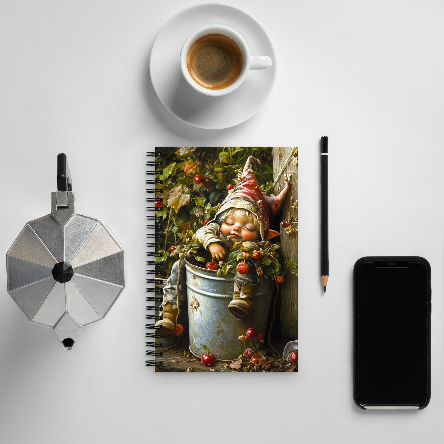 Apple Harvest Spiral Notebook - Mythic Jheyz Collection - BBairt