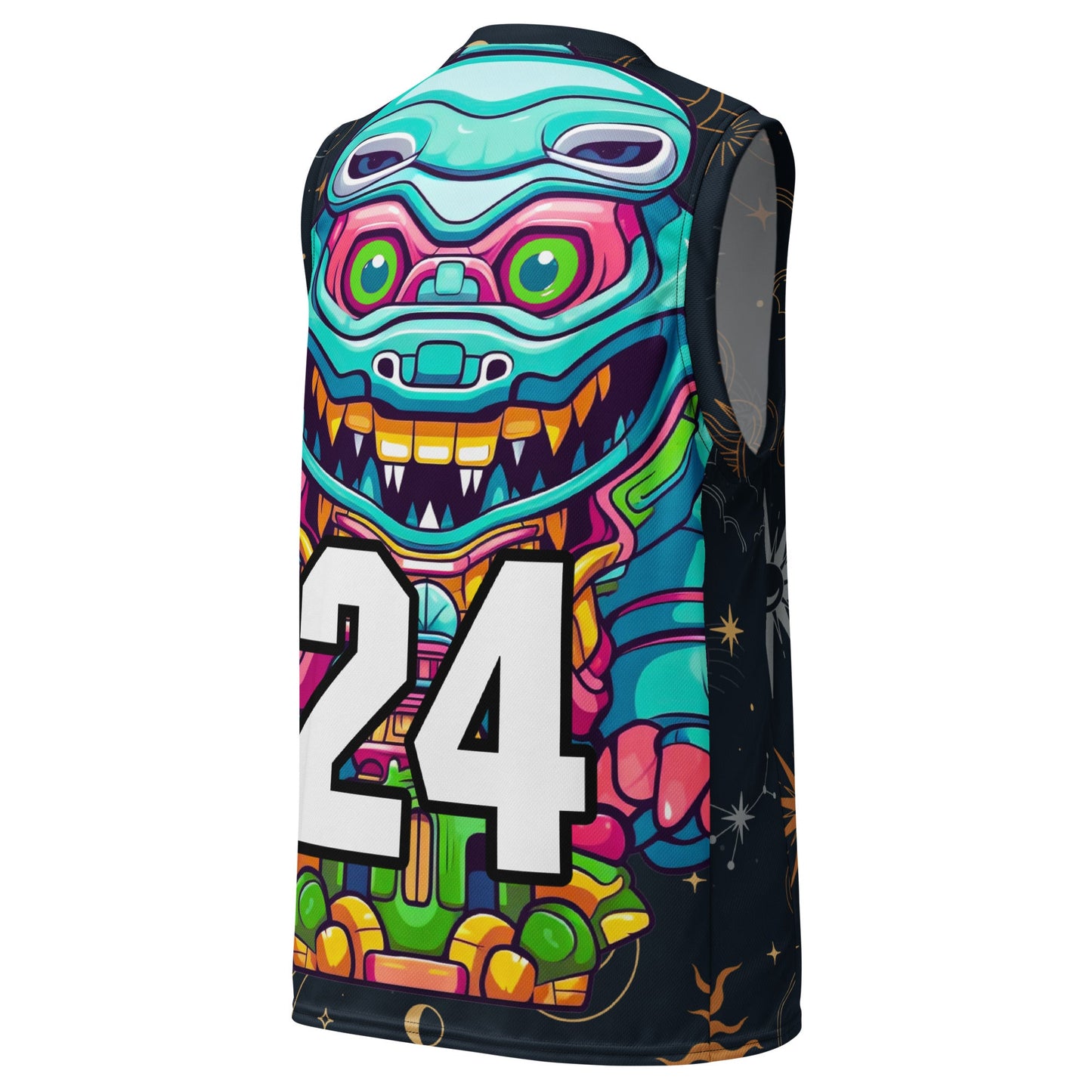 Astro Protector - Recycled unisex basketball jersey - Starry Odyssey Colorway - BBairt