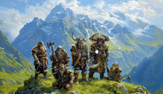 Watchers of the High Peaks – Desk Mat