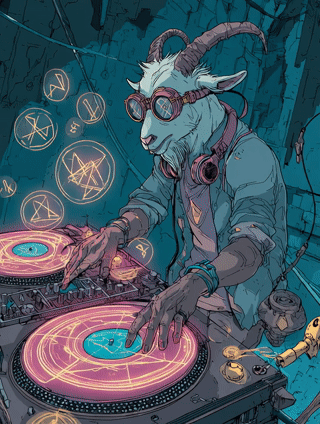 Bassline Conjurer – Photo Paper Poster