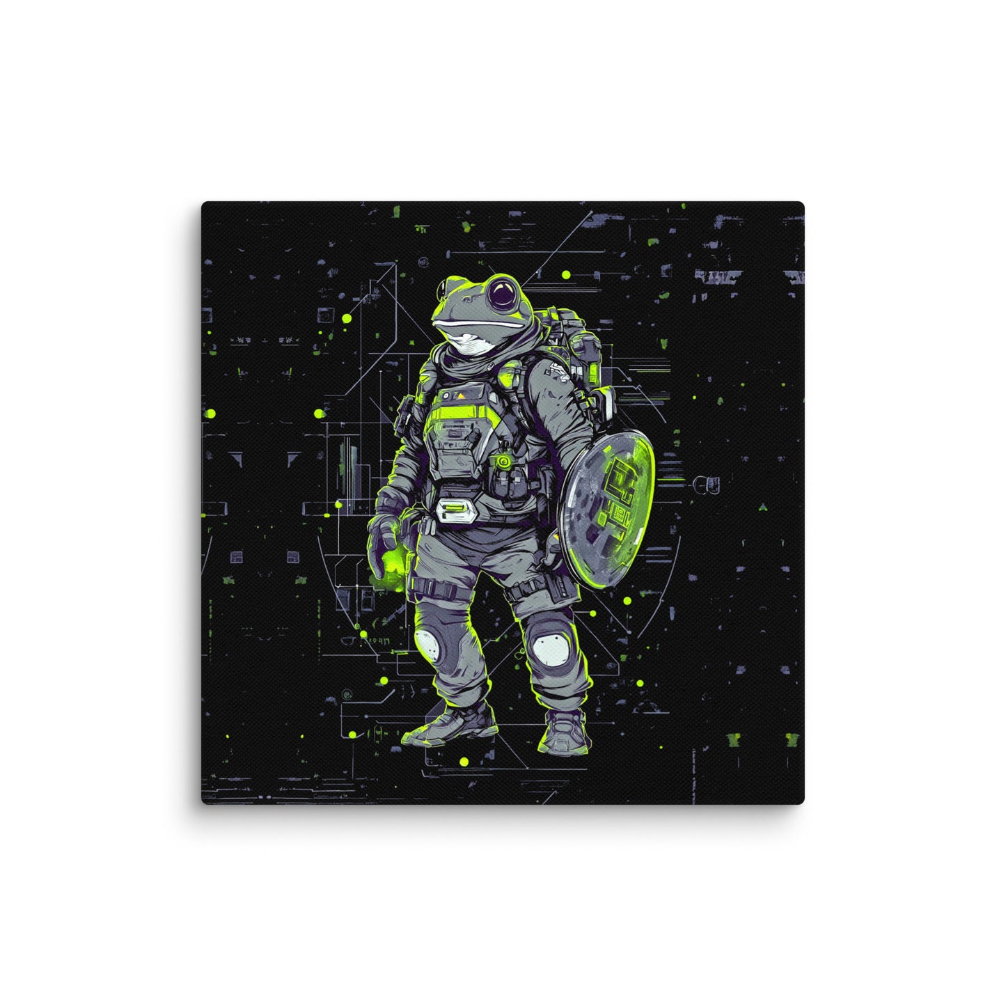 Quantum Croaker - Canvas Print