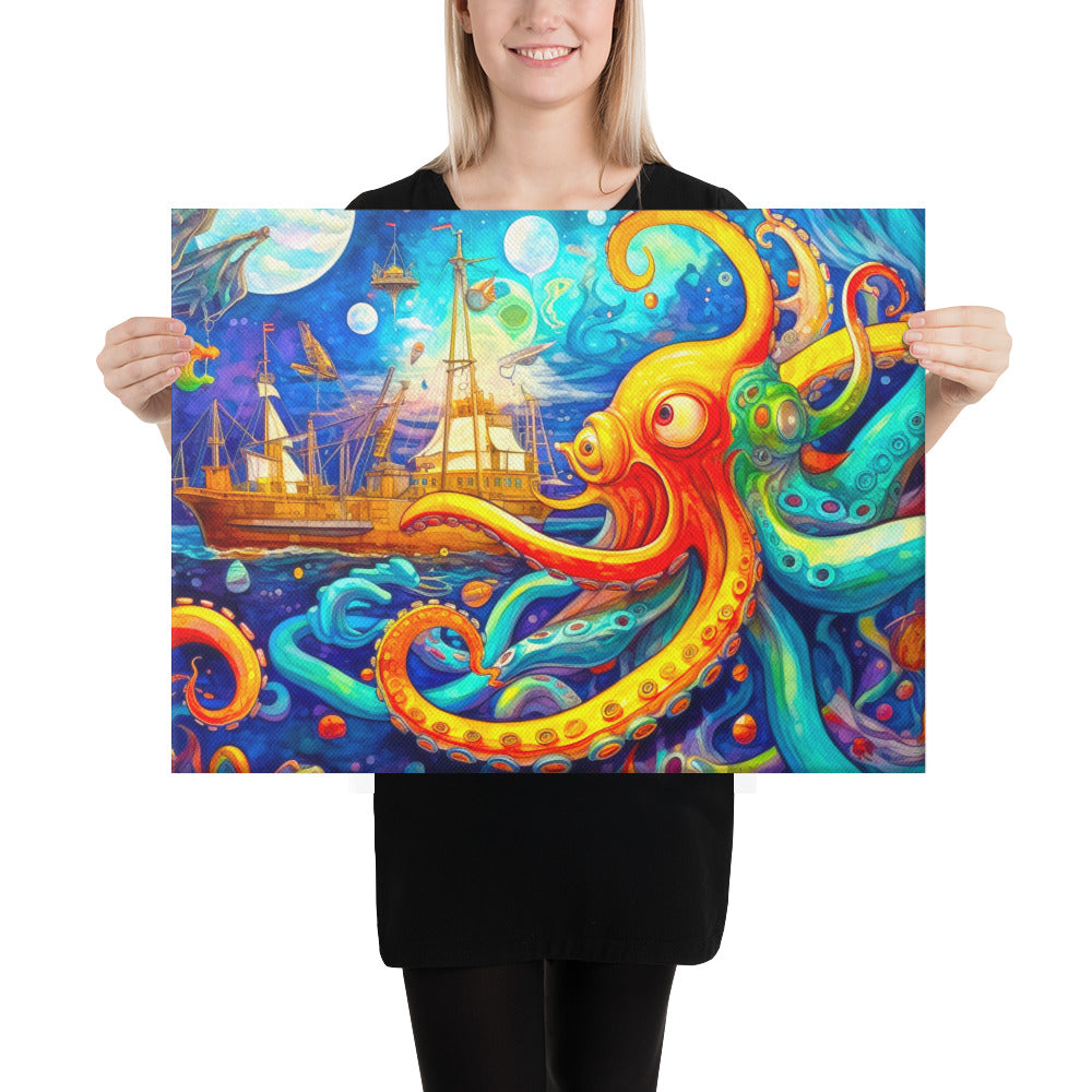 Celestia's Embrace - Canvas Print