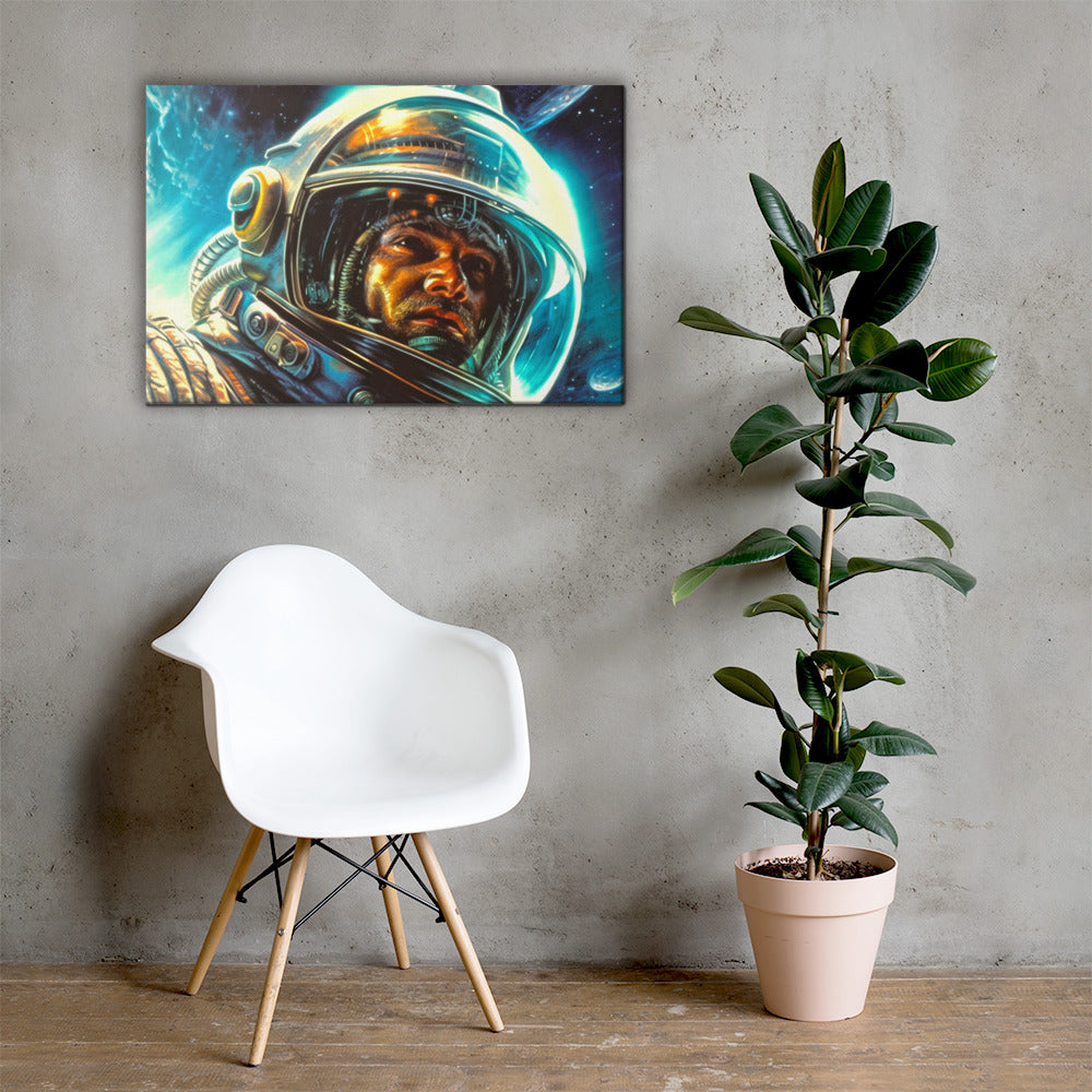 Daniel Clark, IEA Astronaut - Canvas Print