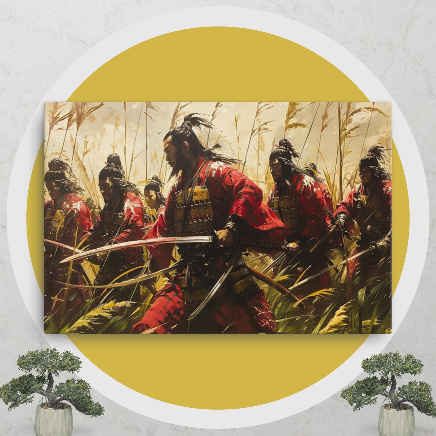 Crimson Reckoning - Canvas Print