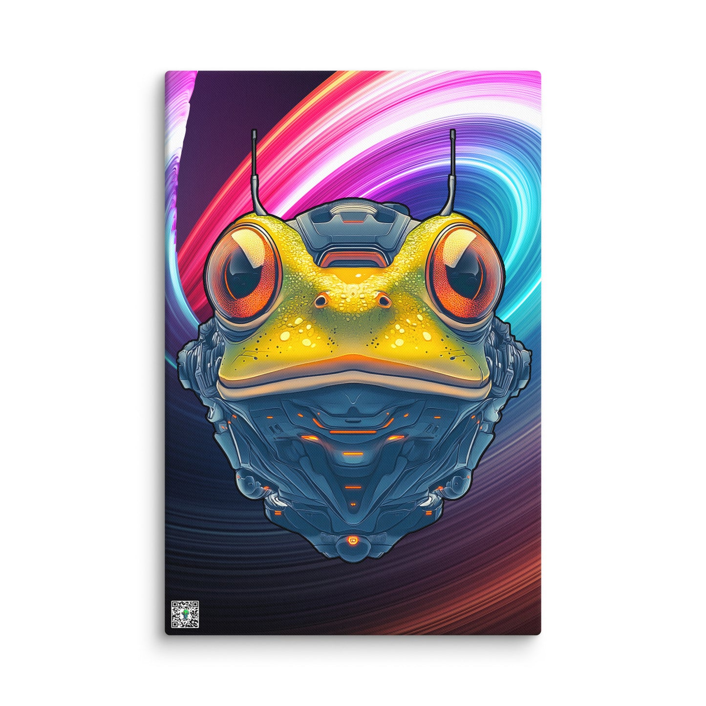 Techno Toad - Canvas Print