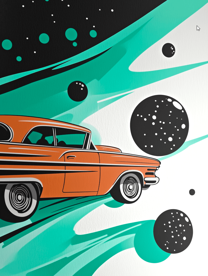 Cosmic Cruiser – Desk Mat - BBairt