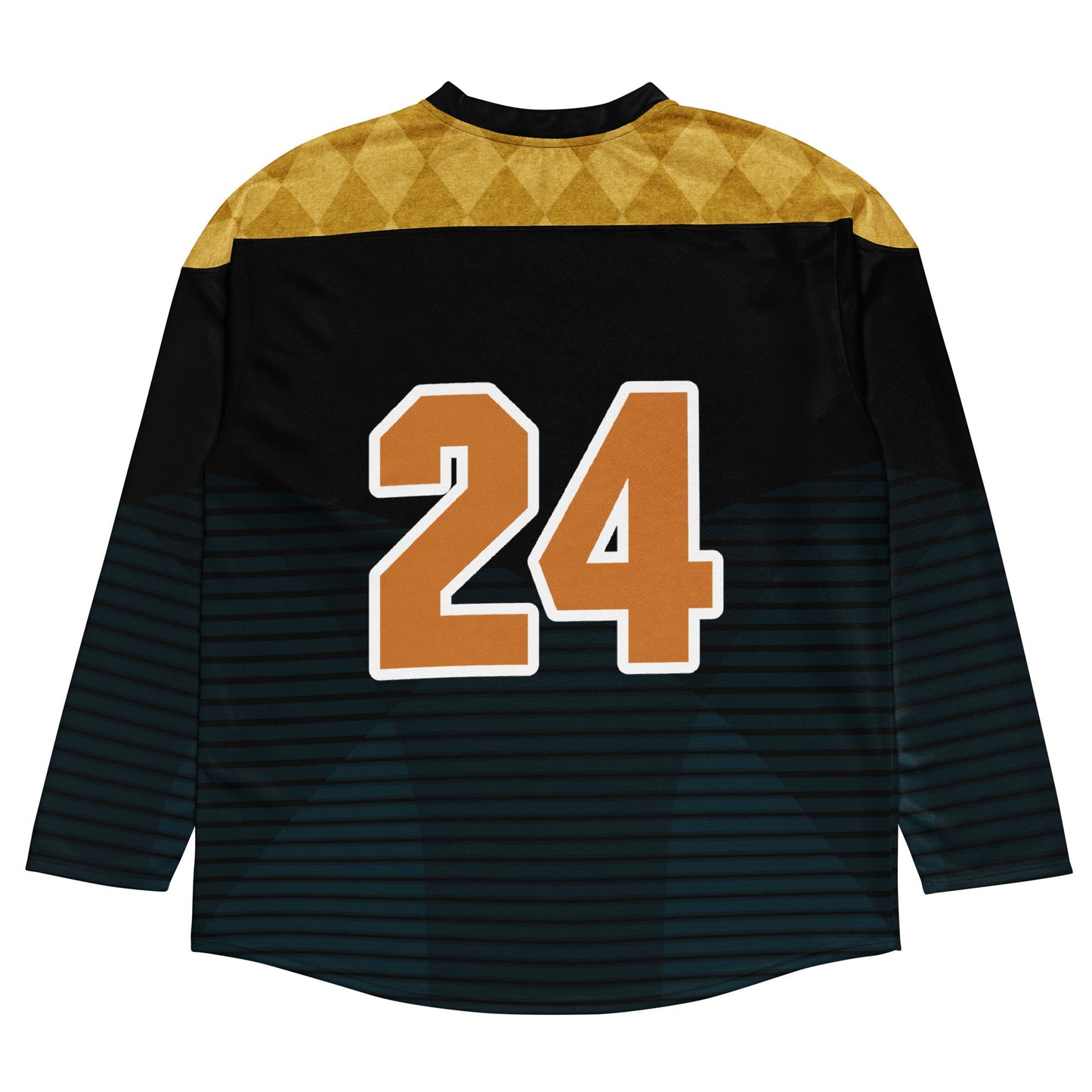 Elemental Harmony: Fiery Phoenix and Calm Lotus - Recycled hockey fan jersey - BBairt