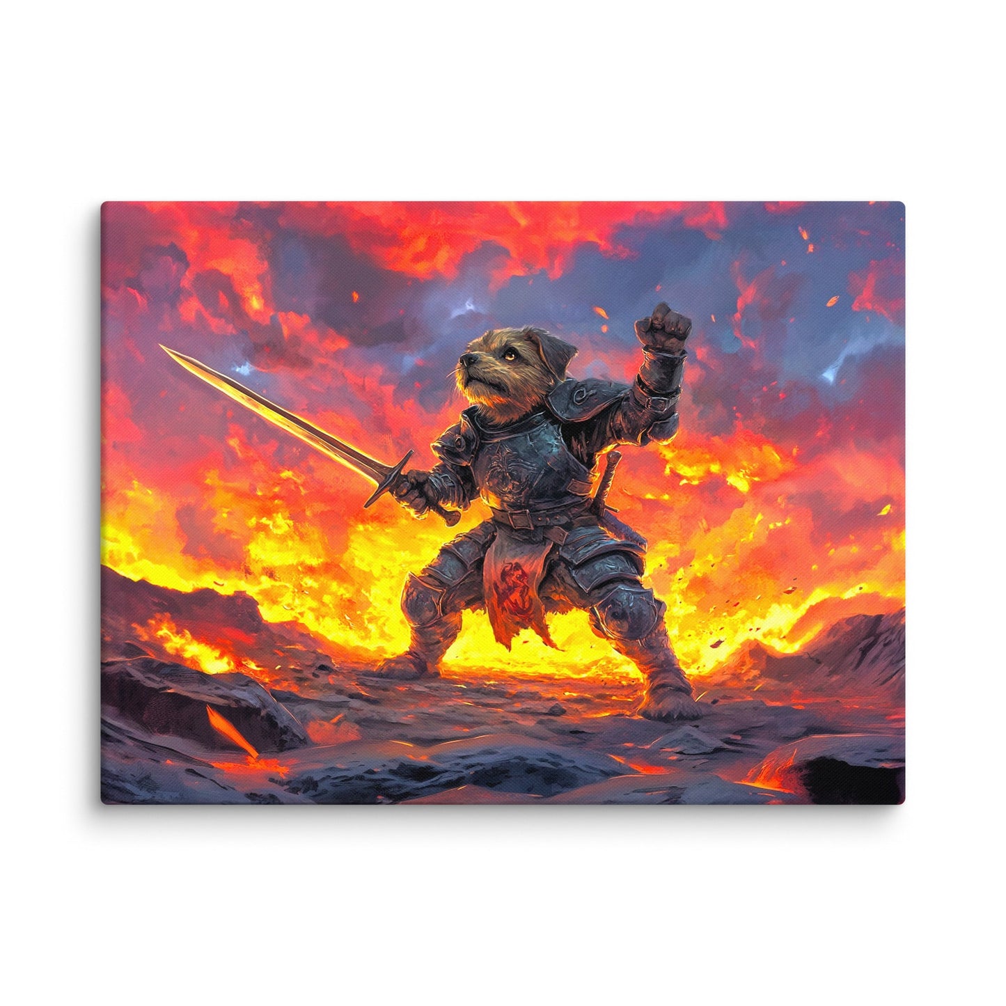 Emberpaw the Brave - Canvas Print - BBairt