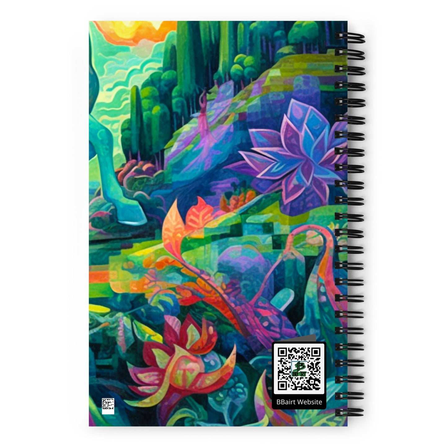 Enigma of the Valley - Spiral notebook - BBairt