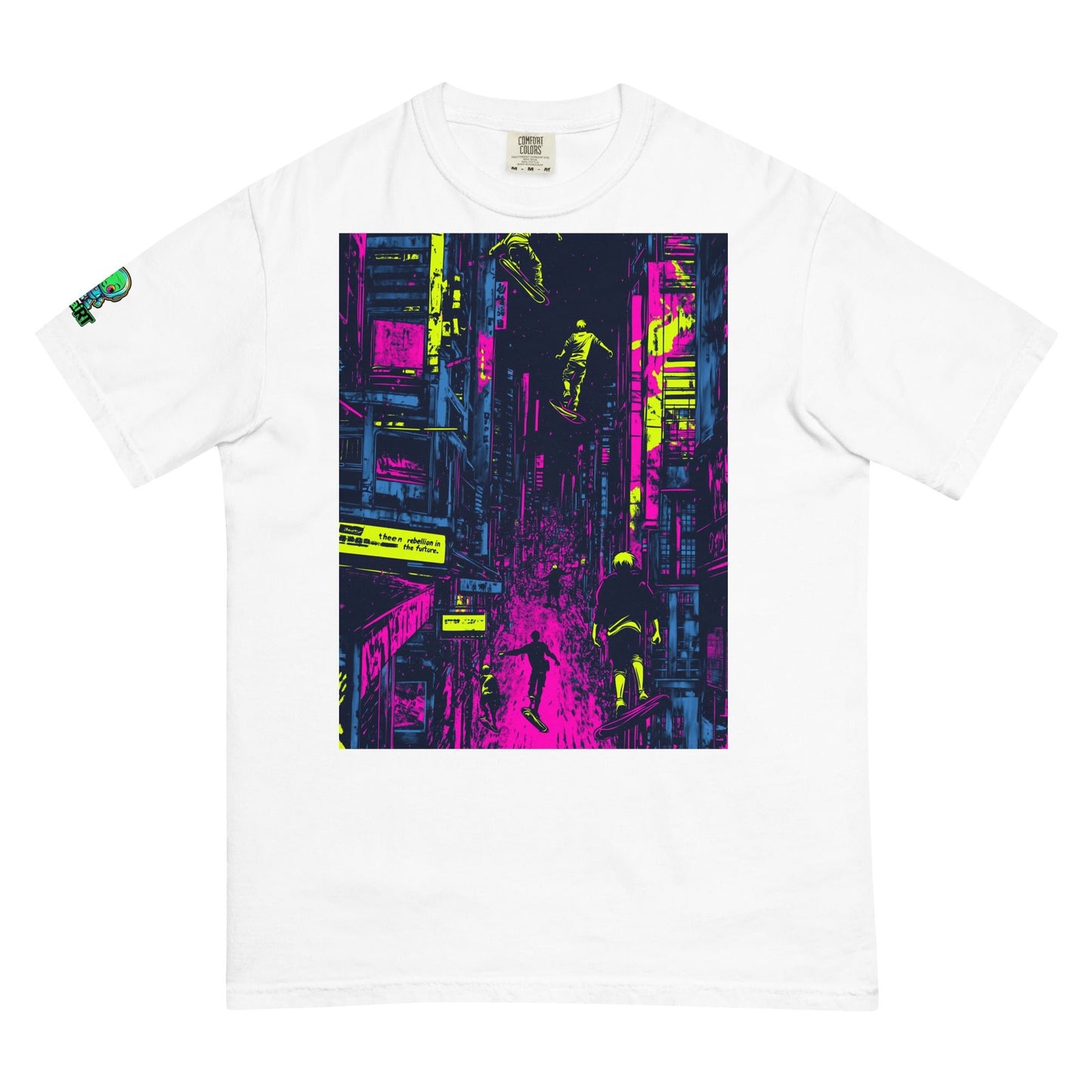 Hoverboard Uprising - Unisex garment - dyed heavyweight t-shirt - BBairt