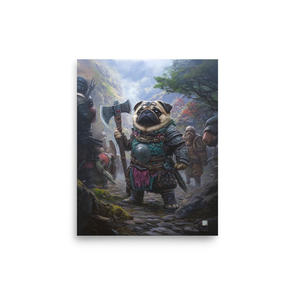 Lucy the Fearless – Mountain Vanguard Edition - Matte Poster - BBairt