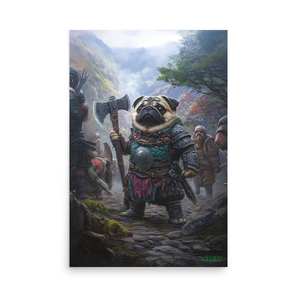 Lucy the Fearless – Mountain Vanguard Edition - Photo Paper Poster - BBairt