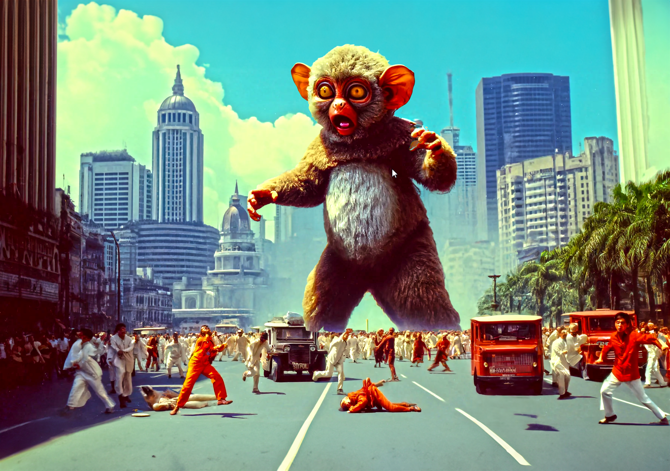 Manila Tarsius Titanus – Desk Mat - BBairt