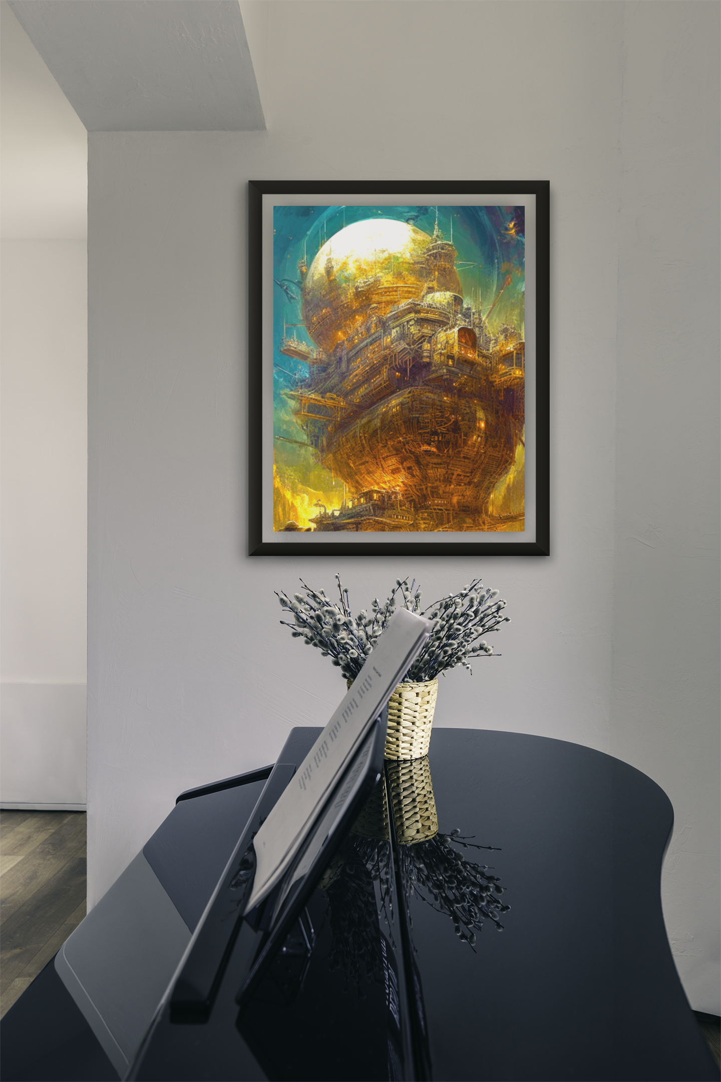 Astro-Industrial Majesty - Matte Poster