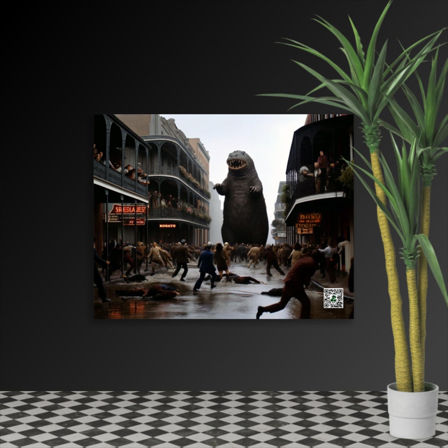 Nola's Nutria Nightmare - Photo paper poster - BBairt