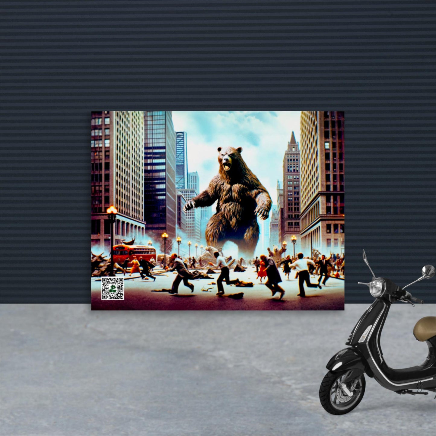 Chicago Grizzler - Photo paper poster