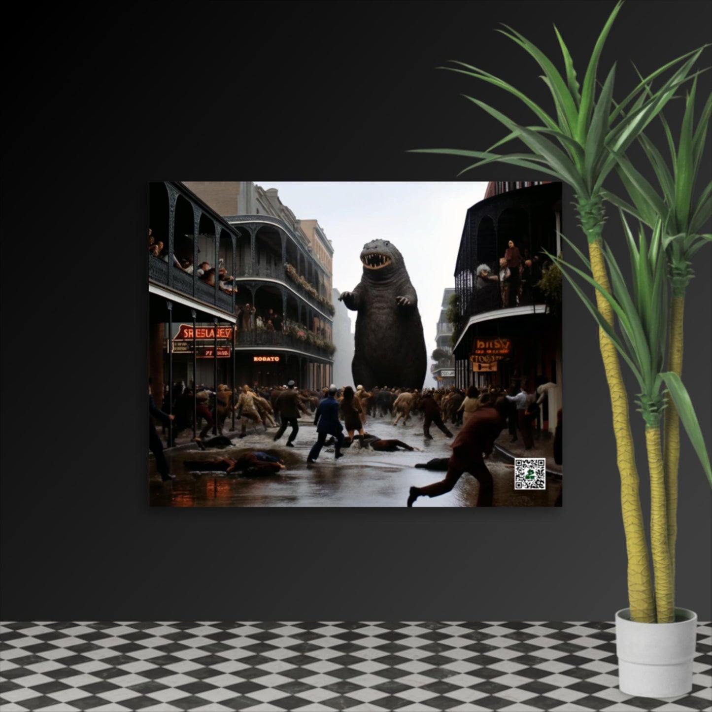 Nola's Nutria Nightmare - Photo paper poster