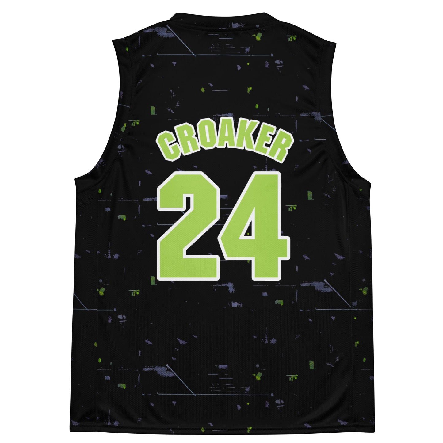 Quantum Croaker - Recycled unisex basketball jersey - BBairt