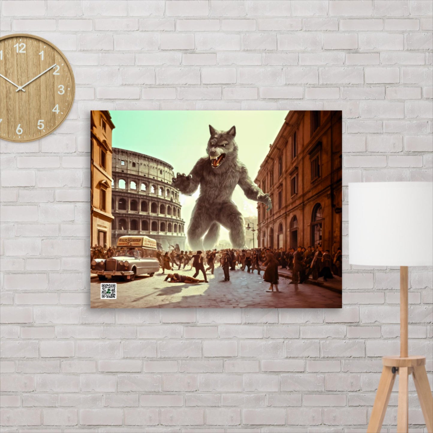 Roma's Howling Shadow - Photo paper poster - BBairt