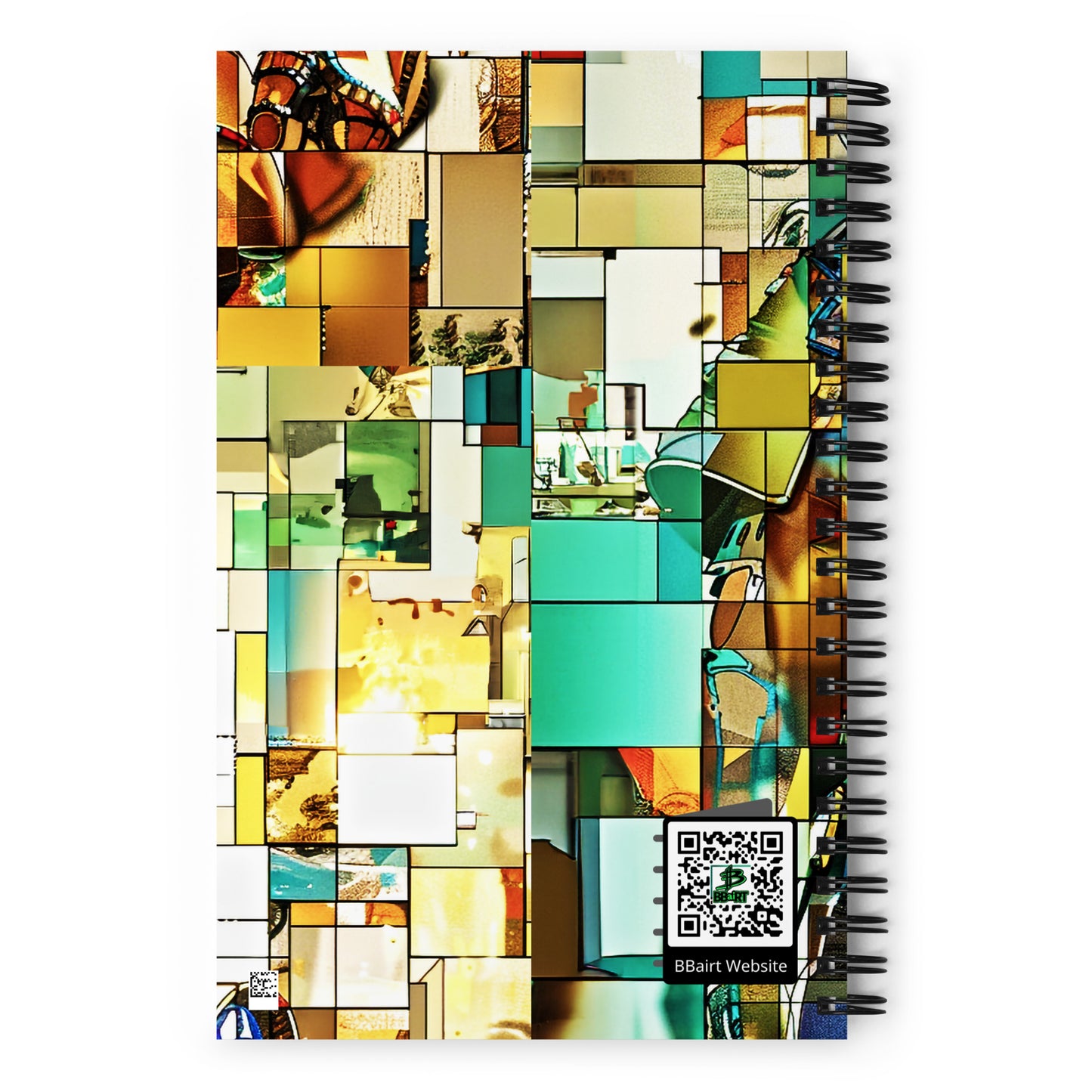 Sentinel of the Crimson Lotus - Spiral notebook