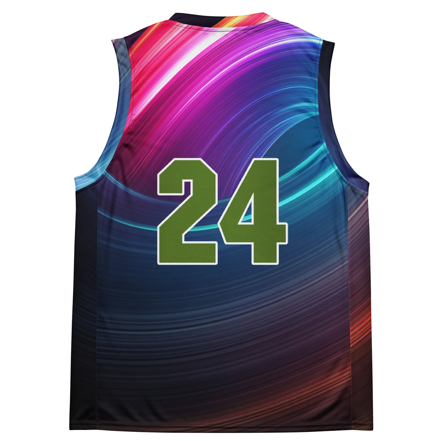 Techno Toad - Recycled unisex basketball jersey - BBairt