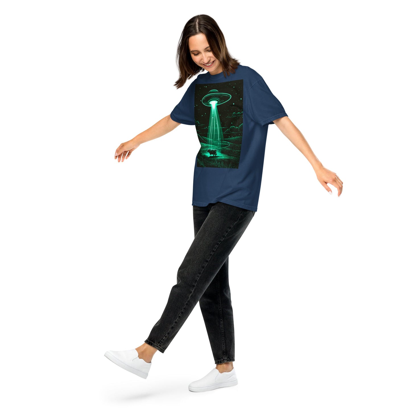 The Abduction Chronicles - Unisex garment - dyed heavyweight t-shirt - BBairt