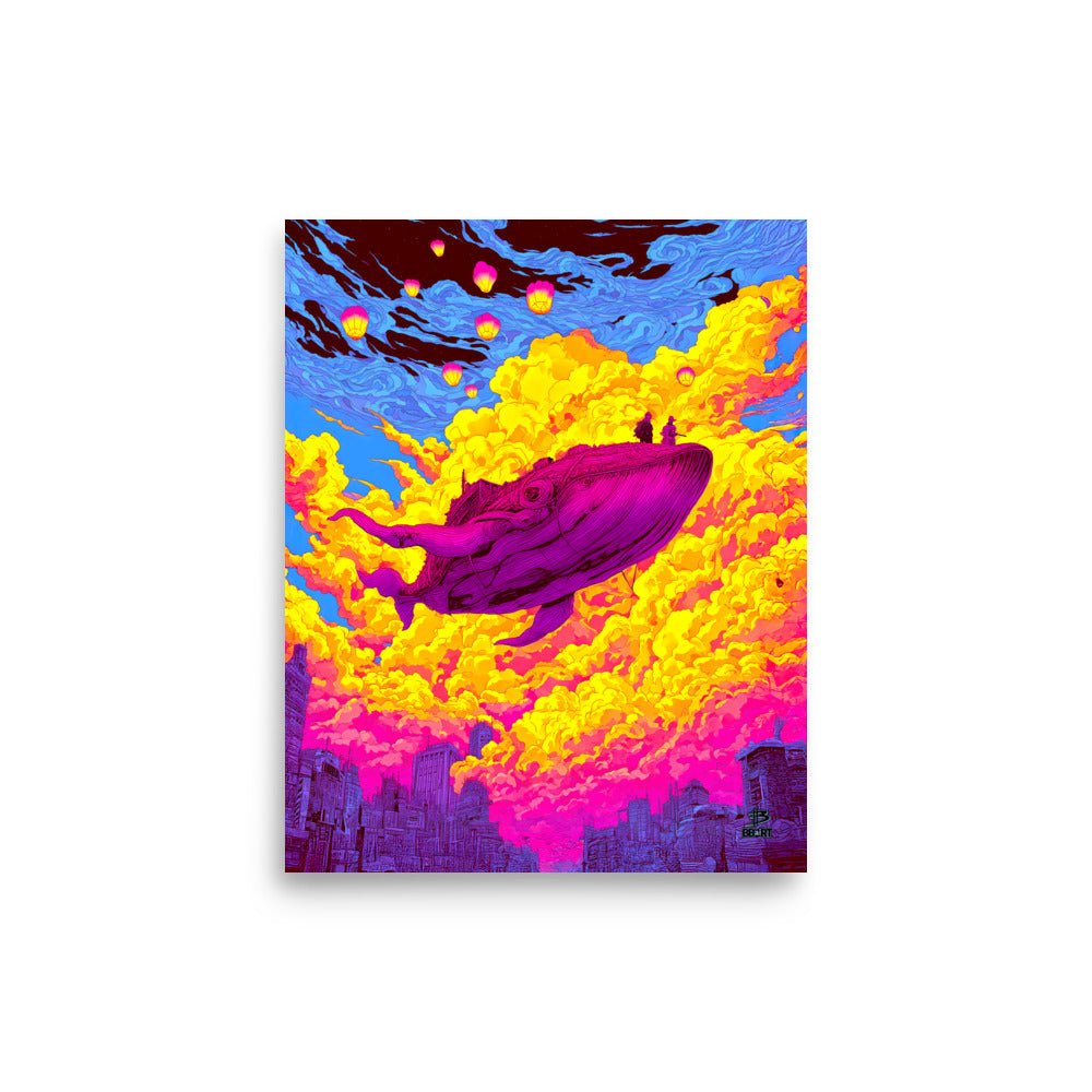 The Dreamwhale – Photo Paper Poster - BBairt