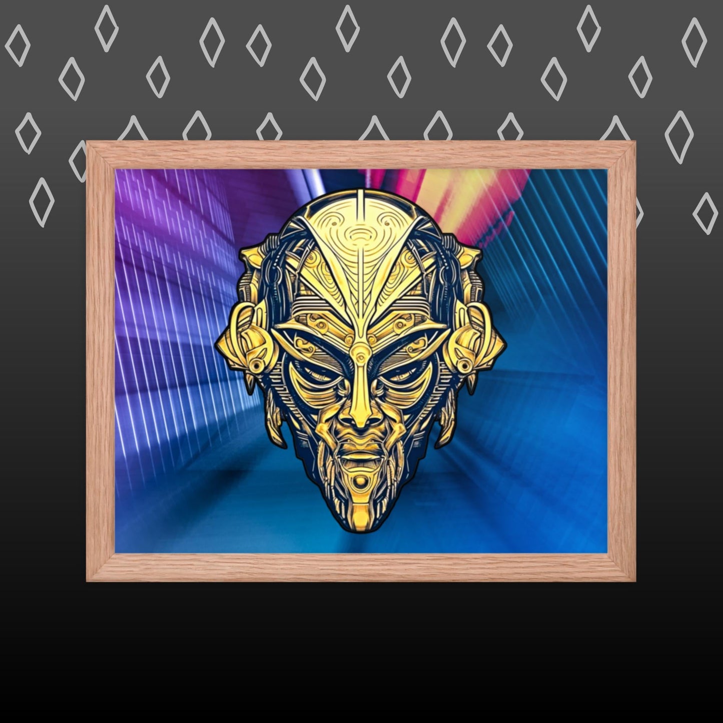 The Mask of Wisdom: Alden - Framed Photo Paper Poster - BBairt