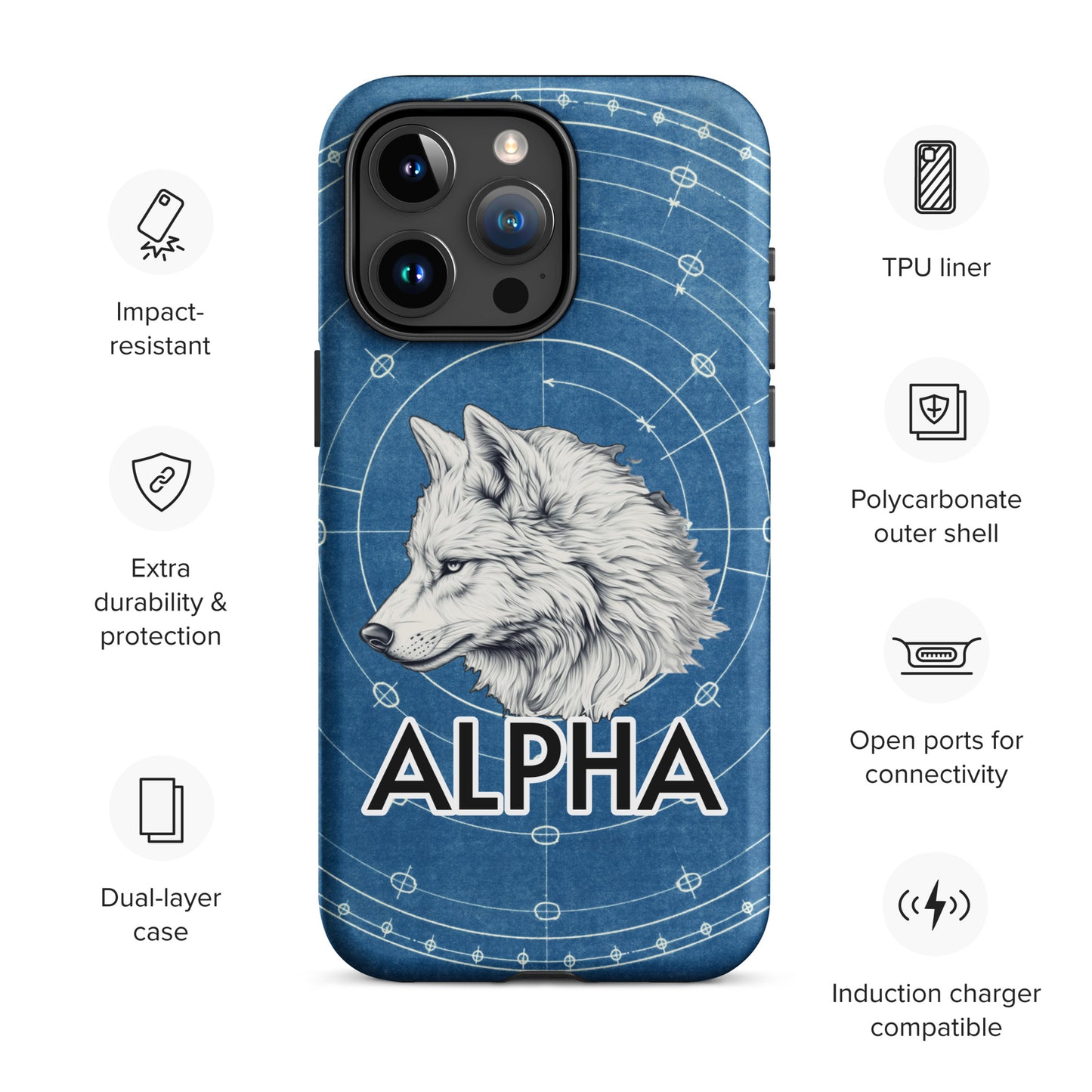 Alpha Wolf - Tough Case for iPhone®
