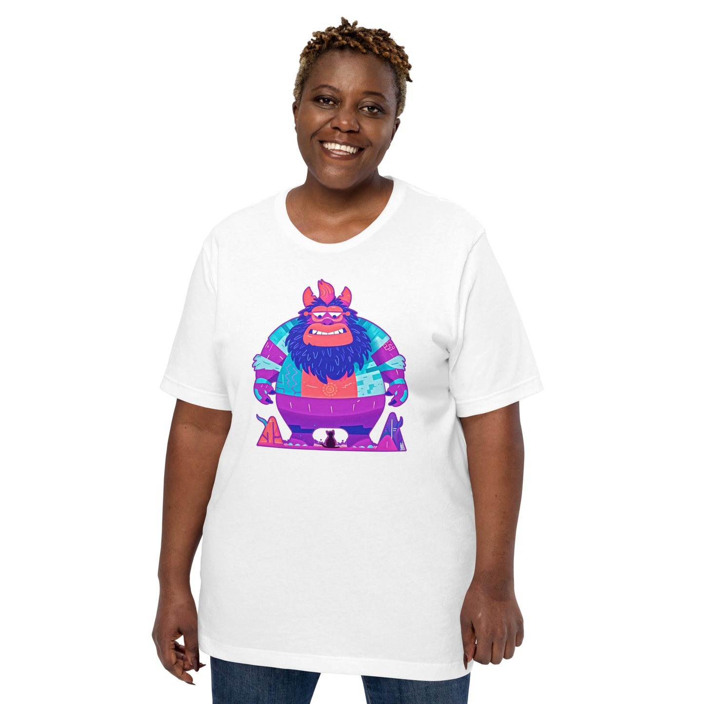 Trollish Feline Encounter - Unisex t-shirt - BBairt