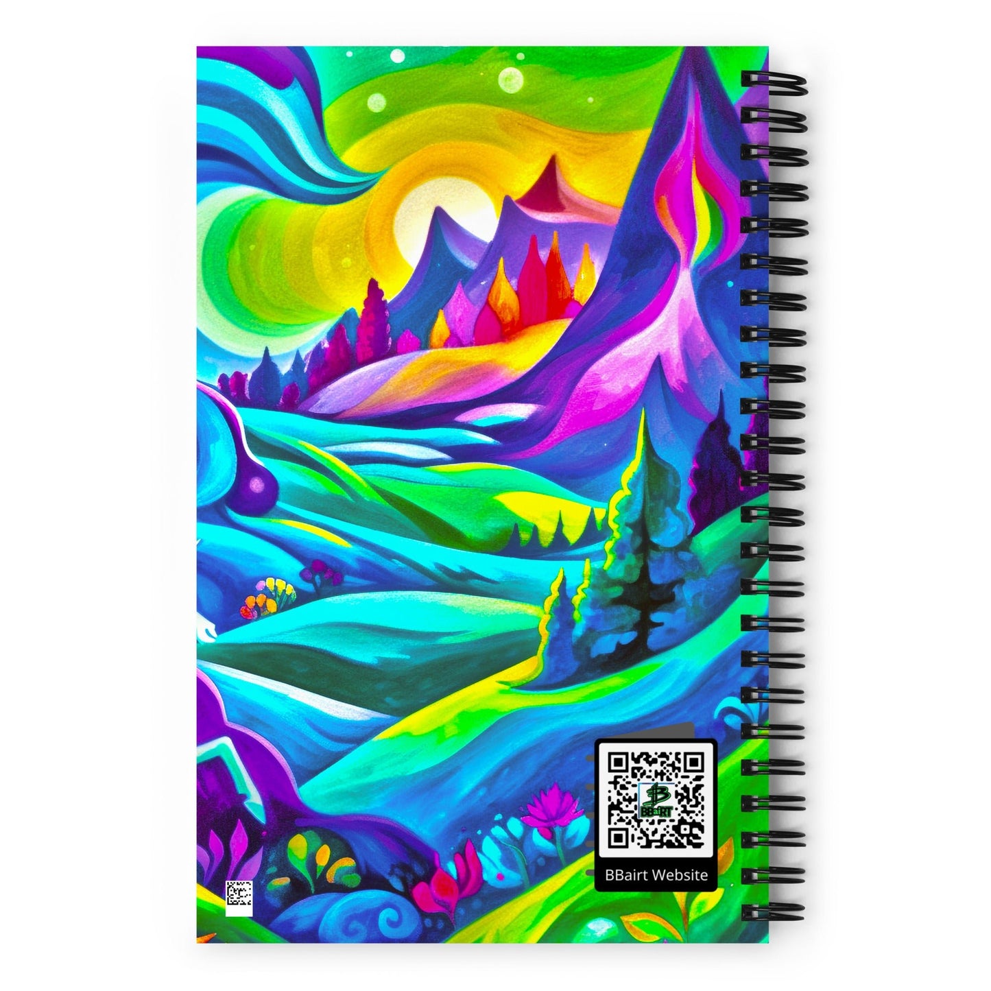 Valley of Seraphina - Spiral notebook - BBairt