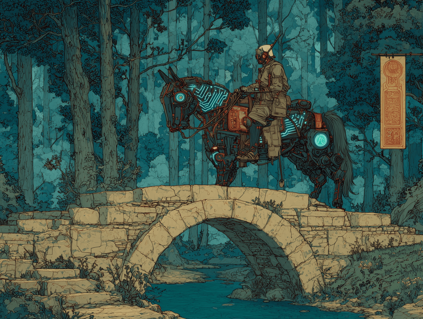 Warden of the Iron Steed - Photo Paper Poster - BBairt