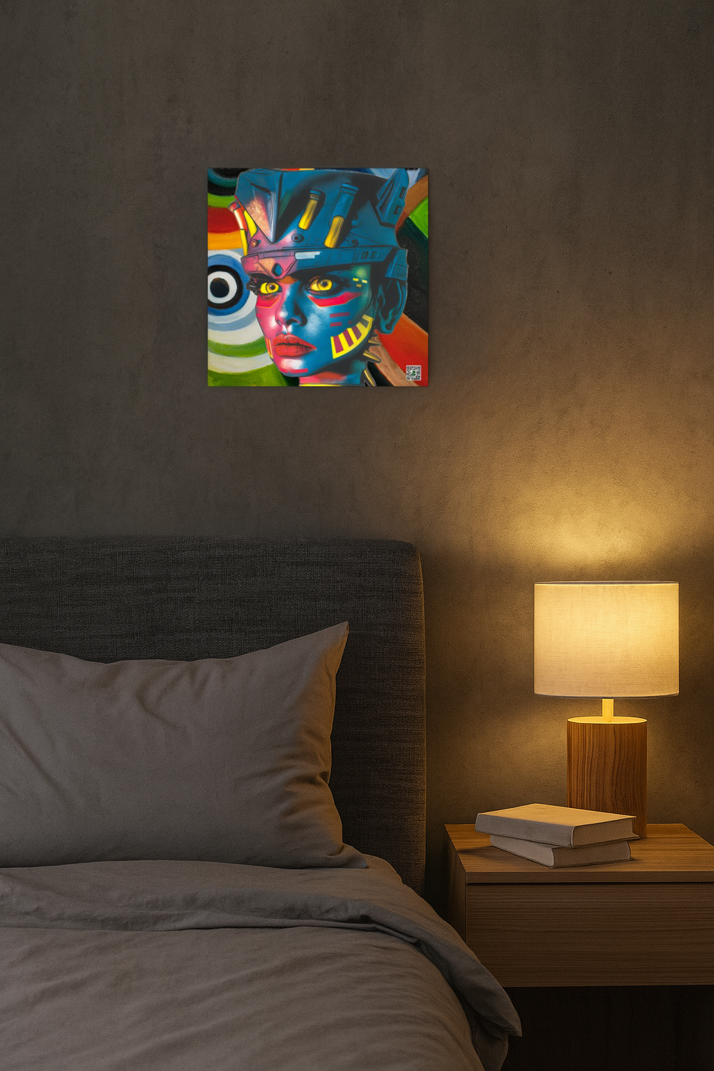 Cyber Empress - Photo paper poster - Abstract Spectrum Colorway