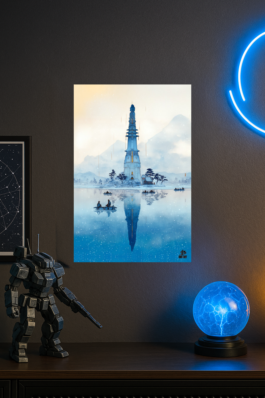 Frostspire Keep – Photo Paper Poster