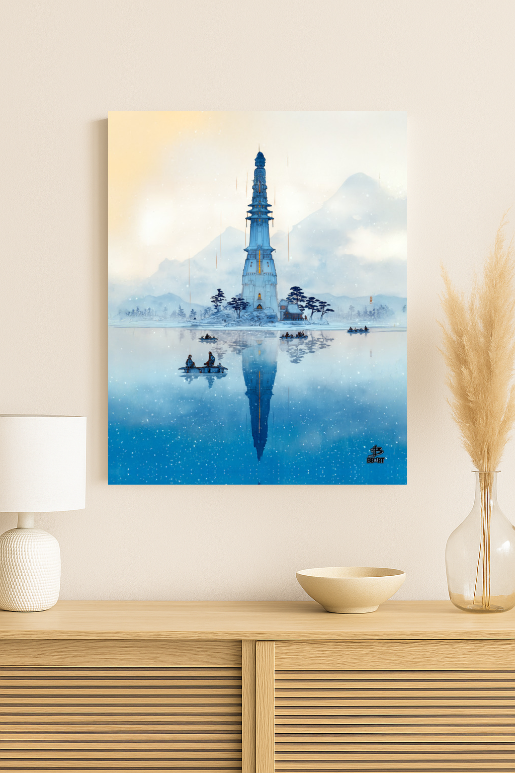 Frostspire Keep – Photo Paper Poster