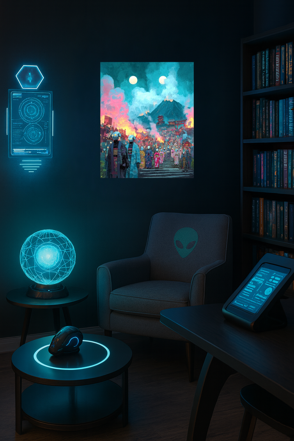 Festival of the Twin Moons – Photo Paper Poster