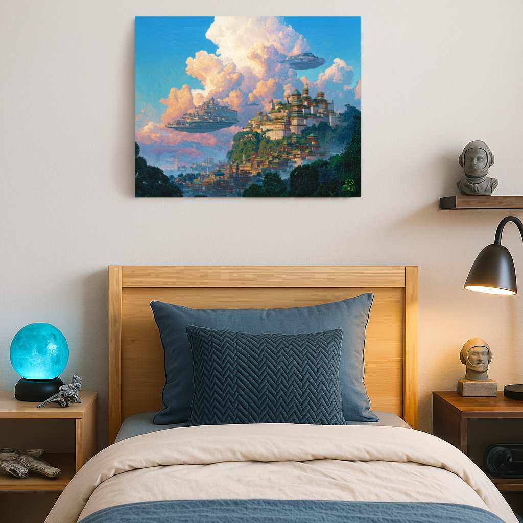 Citadels of the Cumulus Way – Photo Paper Poster
