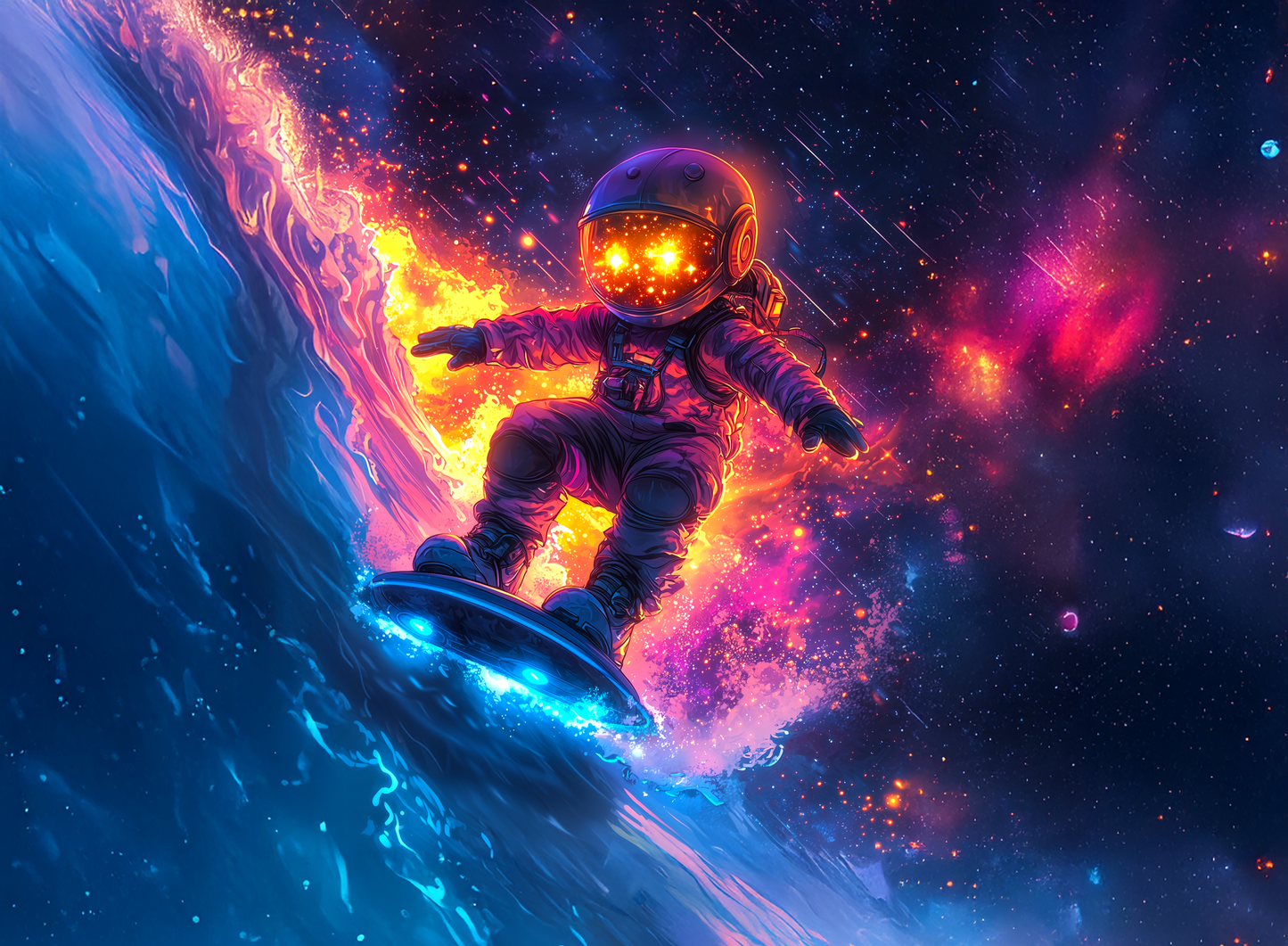 Astro Wave Rider - Stainless Steel Tumbler