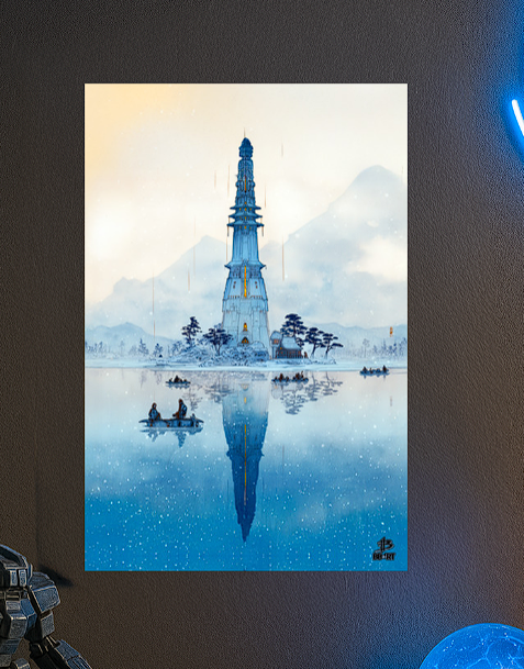 Frostspire Keep – Photo Paper Poster