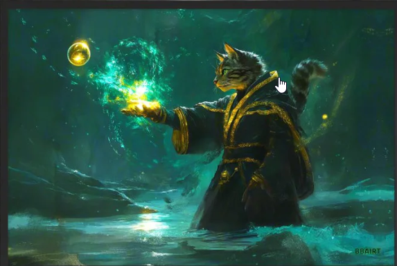 Mysticpaw the Spellcaster – Desk Mat