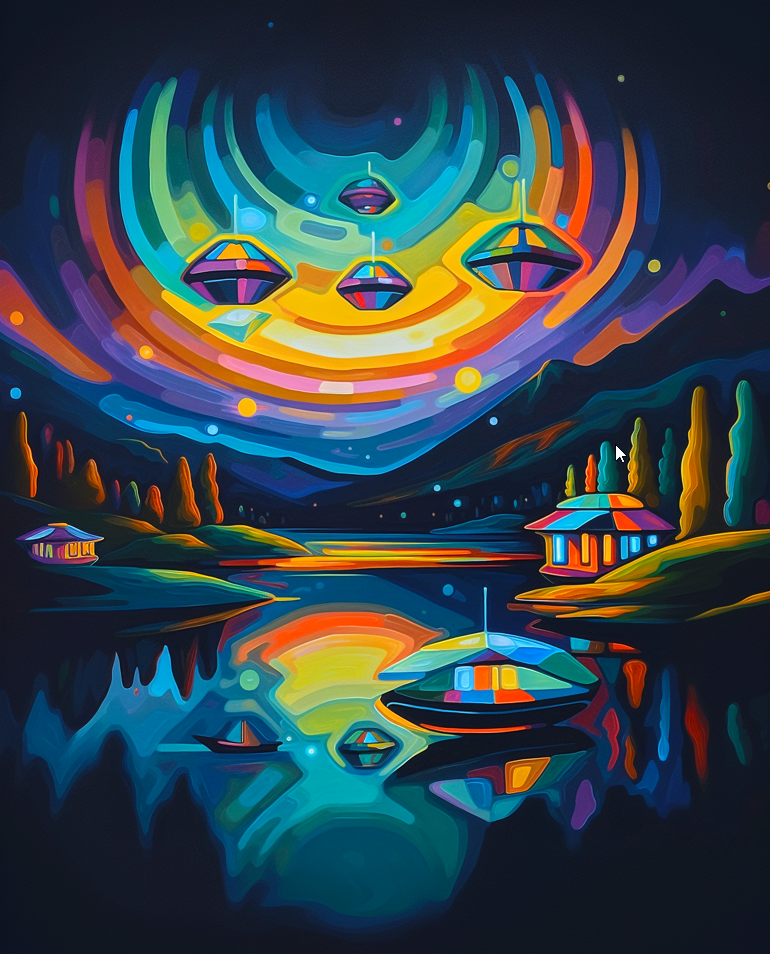 Lakeside Haven - Desk Mat