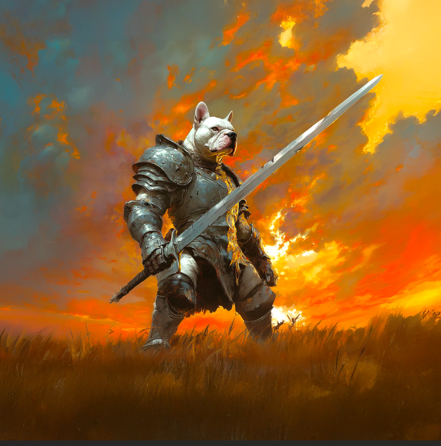 Ashenblade the Valiant – Desk Mat