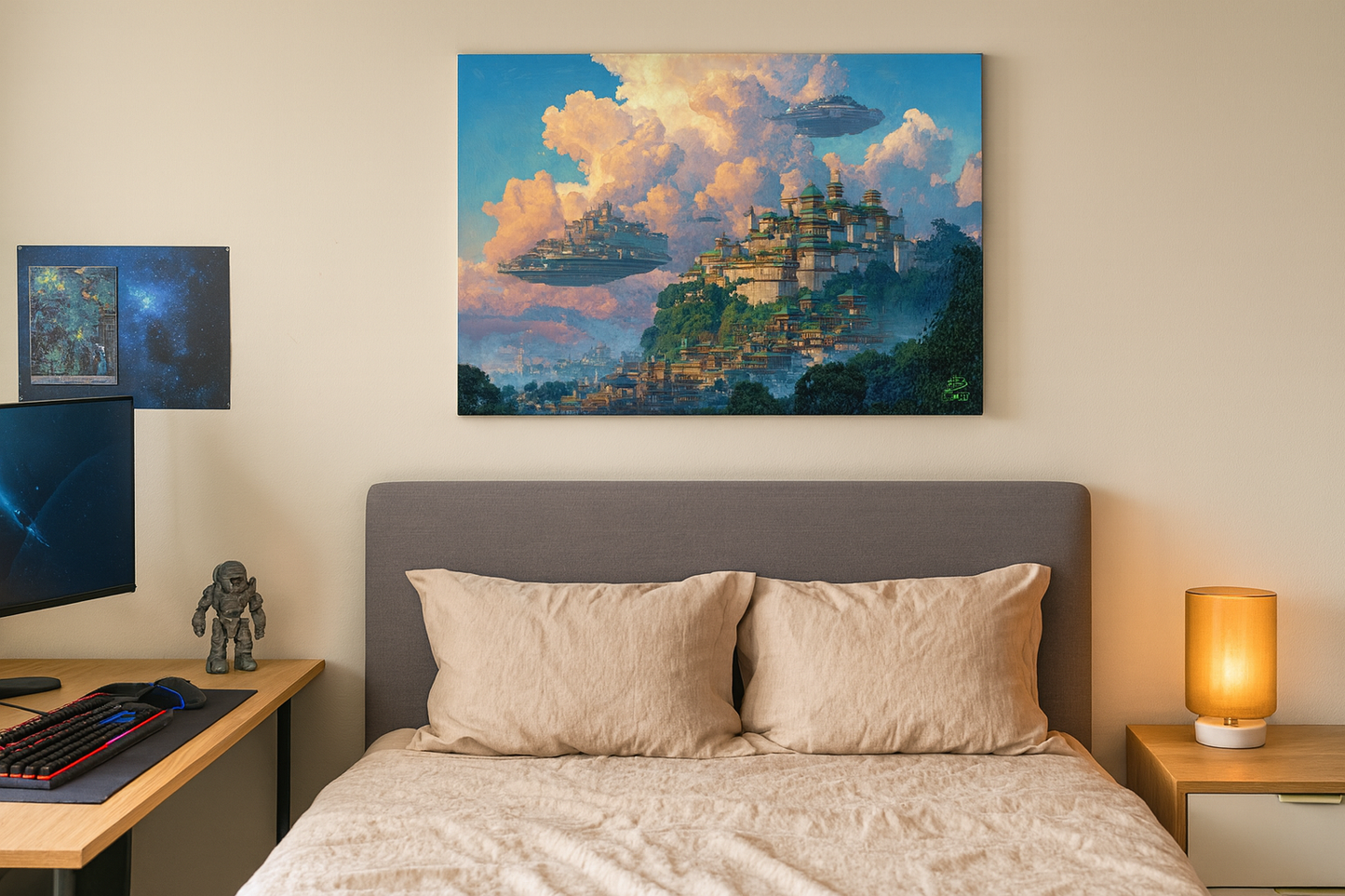 Citadels of the Cumulus Way – Photo Paper Poster