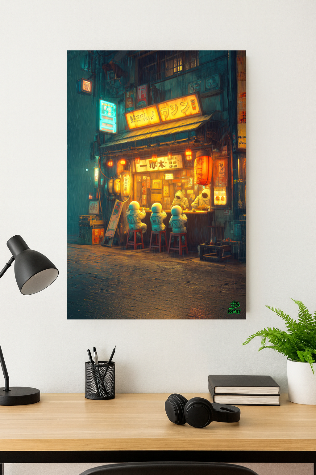 Starlit Noodles – Photo Paper Poster