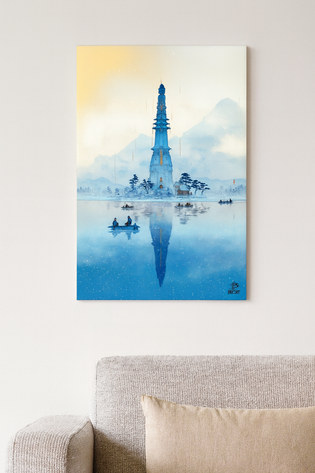 Frostspire Keep – Photo Paper Poster
