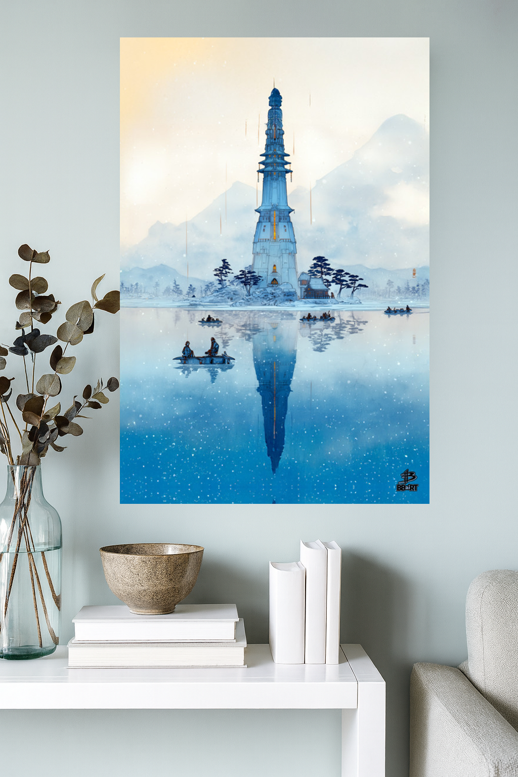 Frostspire Keep – Photo Paper Poster